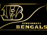 FREE Cincinnati Bengals (4) LED Sign - Yellow - TheLedHeroes