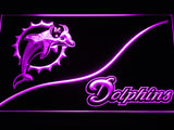 Miami Dolphins (4) LED Sign - Purple - TheLedHeroes
