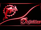 Miami Dolphins (4) LED Sign - Red - TheLedHeroes