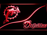 FREE Miami Dolphins (4) LED Sign - Red - TheLedHeroes