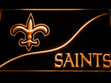 FREE New Orleans Saints (4) LED Sign - Orange - TheLedHeroes