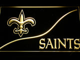 New Orleans Saints (4) LED Sign - Yellow - TheLedHeroes