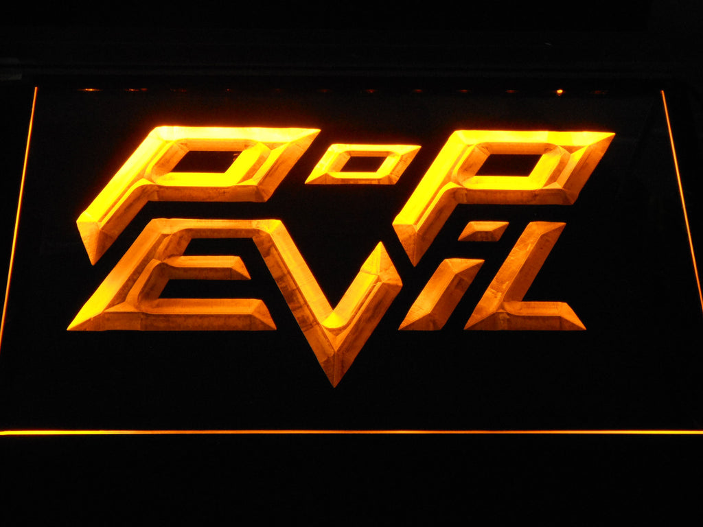 FREE Pop Evil LED Sign - Yellow - TheLedHeroes