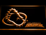 FREE Colorado Avalanche (2) LED Sign - Orange - TheLedHeroes