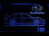 Subaru 18 LED Neon Sign Electrical - Blue - TheLedHeroes