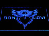 Bon Jovi (2) LED Neon Sign USB - Blue - TheLedHeroes