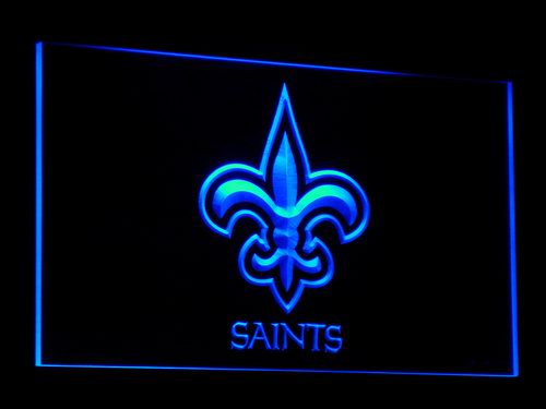 New Orleans Saints LED Sign - Blue - TheLedHeroes