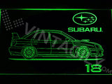 Subaru 18 LED Sign - Green - TheLedHeroes