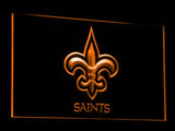 New Orleans Saints LED Neon Sign Electrical - Orange - TheLedHeroes