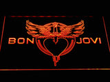 Bon Jovi (2) LED Neon Sign USB - Orange - TheLedHeroes