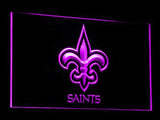New Orleans Saints LED Neon Sign Electrical - Purple - TheLedHeroes
