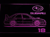 Subaru 18 LED Neon Sign Electrical - Purple - TheLedHeroes
