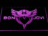 Bon Jovi (2) LED Neon Sign Electrical - Purple - TheLedHeroes