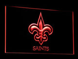 New Orleans Saints LED Neon Sign Electrical - Red - TheLedHeroes