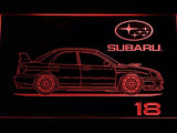 Subaru 18 LED Neon Sign Electrical - Red - TheLedHeroes