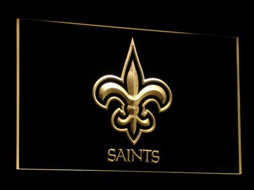 New Orleans Saints LED Neon Sign Electrical - Yellow - TheLedHeroes