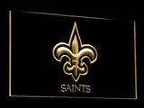 New Orleans Saints LED Neon Sign Electrical - Yellow - TheLedHeroes