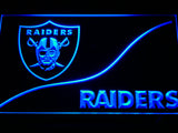 FREE Oakland Raiders (3) LED Sign - Blue - TheLedHeroes