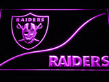 Oakland Raiders (3) LED Sign - Purple - TheLedHeroes