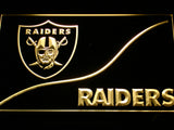 Oakland Raiders (3) LED Sign - Yellow - TheLedHeroes