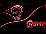 FREE Saint Louis Rams (4) LED Sign - Red - TheLedHeroes