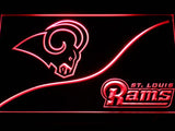 Saint Louis Rams (4) LED Neon Sign Electrical - Red - TheLedHeroes