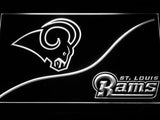 Saint Louis Rams (4) LED Neon Sign Electrical - White - TheLedHeroes