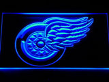 Detroit Red Wings (2) LED Neon Sign USB - Blue - TheLedHeroes