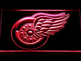 Detroit Red Wings 2 LED Sign - Red - TheLedHeroes