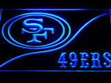 San Francisco 49ers (3) LED Neon Sign USB - Blue - TheLedHeroes