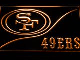 San Francisco 49ers (3) LED Neon Sign USB - Orange - TheLedHeroes