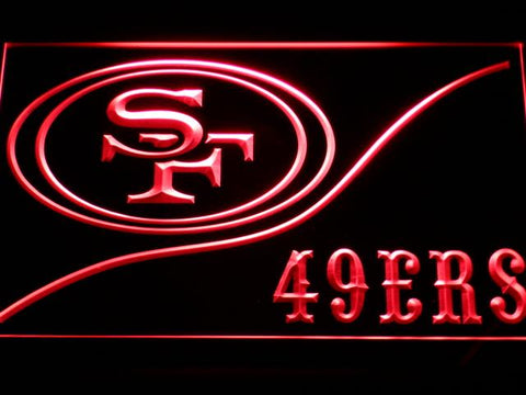 San Francisco 49ers (3) LED Neon Sign USB - Red - TheLedHeroes