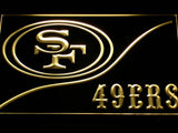 San Francisco 49ers (3) LED Neon Sign Electrical - Yellow - TheLedHeroes