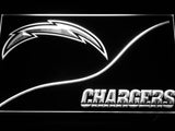 San Diego Chargers (4) LED Neon Sign Electrical - White - TheLedHeroes