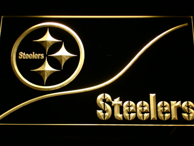 FREE Pittsburgh Steelers (5) LED Sign - Yellow - TheLedHeroes