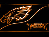 FREE Philadelphia Eagles (4) LED Sign - Orange - TheLedHeroes