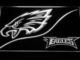 Philadelphia Eagles (4) LED Neon Sign Electrical - White - TheLedHeroes