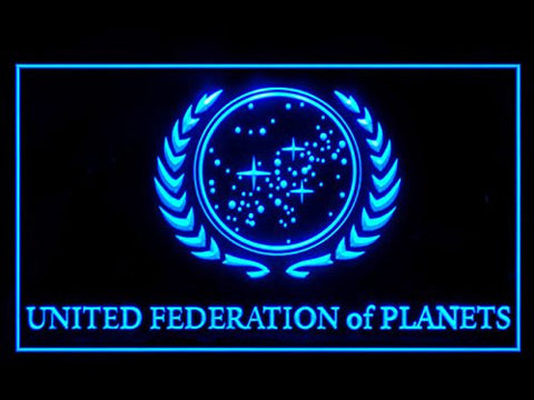 FREE Star Trek United Federation of Planets LED Sign - Blue - TheLedHeroes