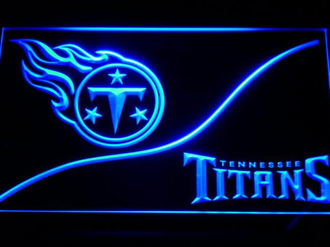 Tennessee Titans (3) LED Neon Sign Electrical - Blue - TheLedHeroes