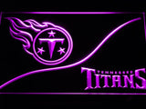 Tennessee Titans (3) LED Neon Sign Electrical - Purple - TheLedHeroes