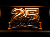 New Jersey Devils 25th Anniversary LED Neon Sign Electrical - Orange - TheLedHeroes