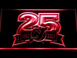 New Jersey Devils 25th Anniversary LED Neon Sign Electrical - Red - TheLedHeroes