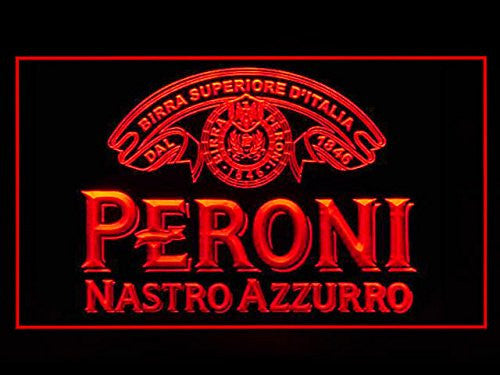 FREE Peroni Nastro Azzurro Beer LED Sign - Red - TheLedHeroes