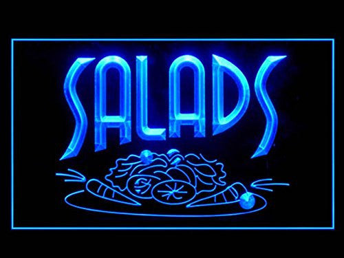 Salads LED Sign - Blue - TheLedHeroes