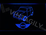 Mini Cooper Classic LED Sign - Blue - TheLedHeroes