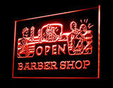 FREE Open Barber Shop LED Sign - Red - TheLedHeroes