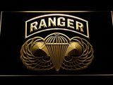 US Army Ranger Parawings LED Neon Sign Electrical - Yellow - TheLedHeroes