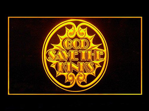 FREE God Save The Kinks LED Sign - Multicolor - TheLedHeroes