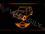 FREE Mini Cooper Classic LED Sign - Orange - TheLedHeroes