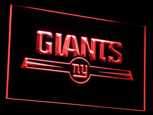 FREE New York Giants LED Sign - Red - TheLedHeroes